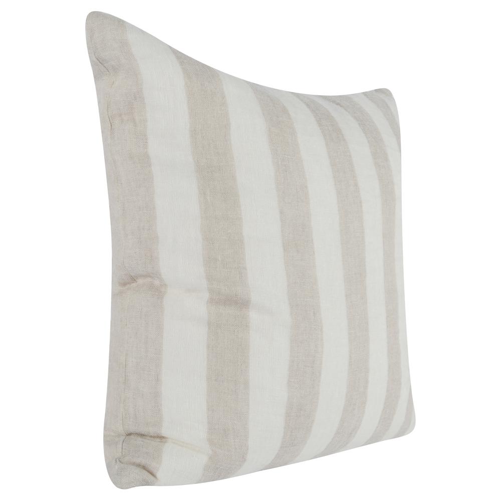Atty 26" Square Throw Pillow, Ivory Natural. Picture 4