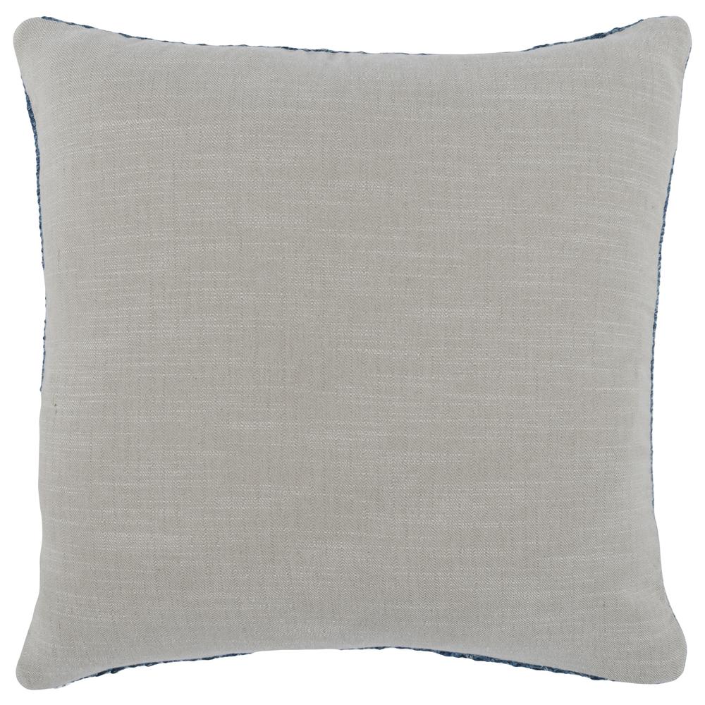 Kosas Home Marcie Knitted 22" Throw Pillow, Blue. Picture 4