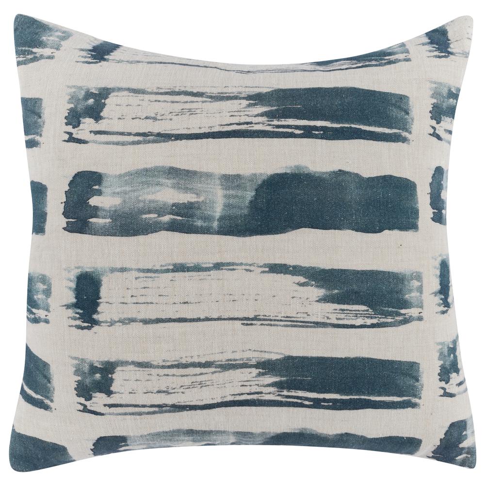 Pacifica 22"x22" Throw Pillow, Blue. Picture 1