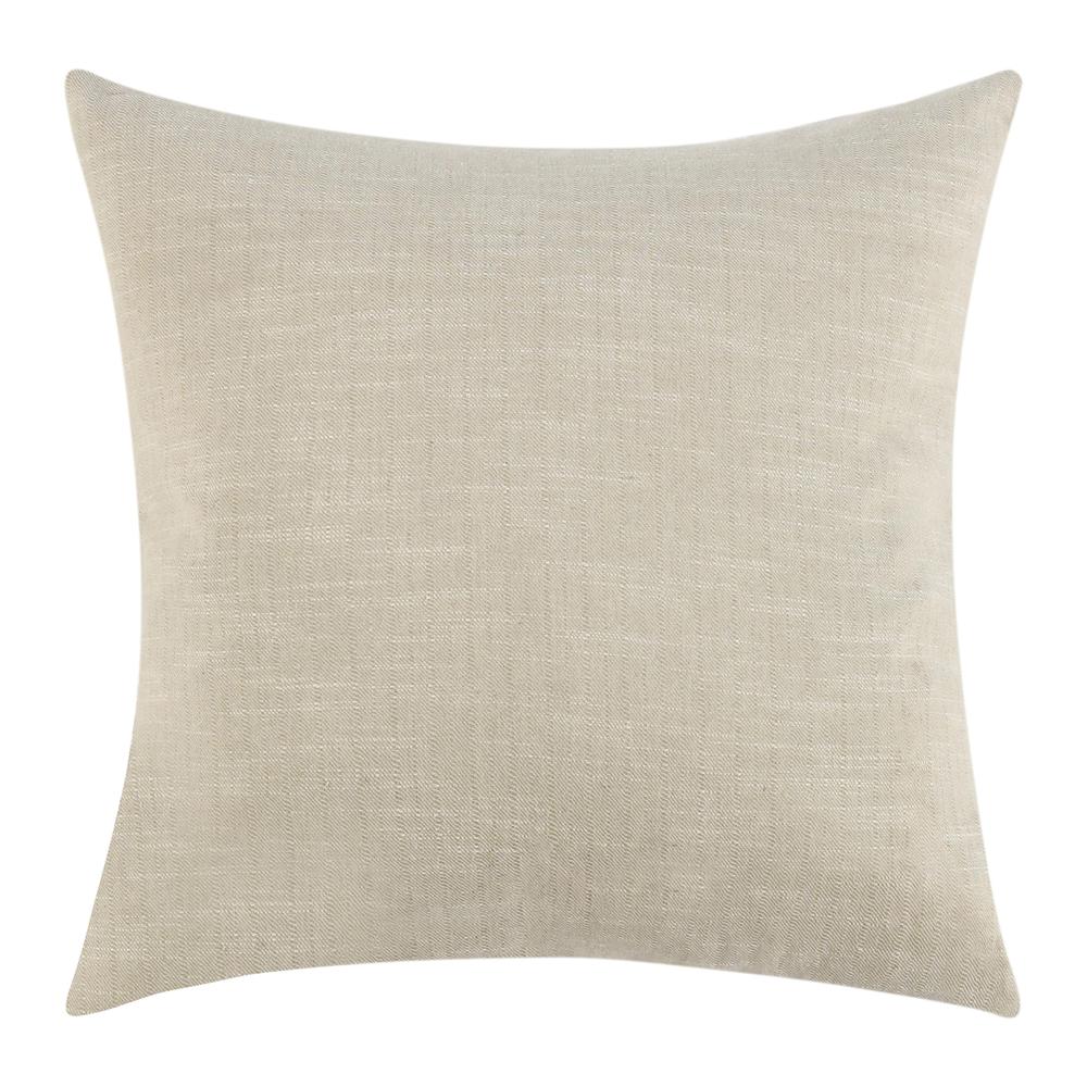 Luciana 22" Cotton Blend Throw Pillow, Gray. Picture 4