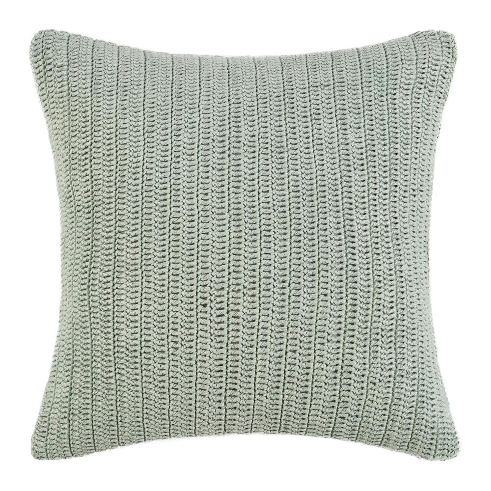Marcie 22" Belgian Linen Throw Pillow, Sagebrush Green. Picture 1