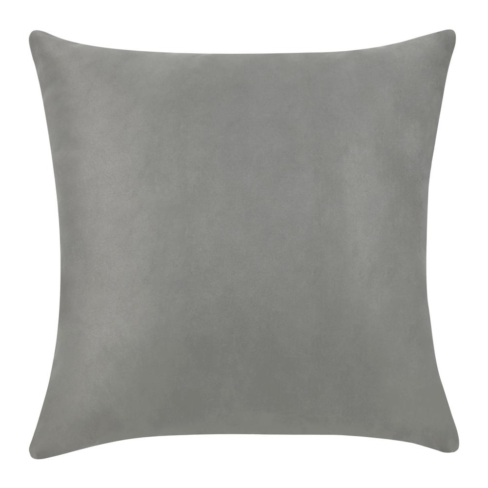 Ford 24" Recycled Fabric Throw Pillow, Gray. Picture 2