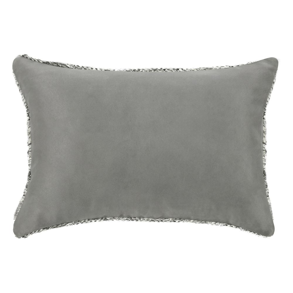 Ford 14"x20" Recycled Fabric Throw Pillow, Gray. Picture 2