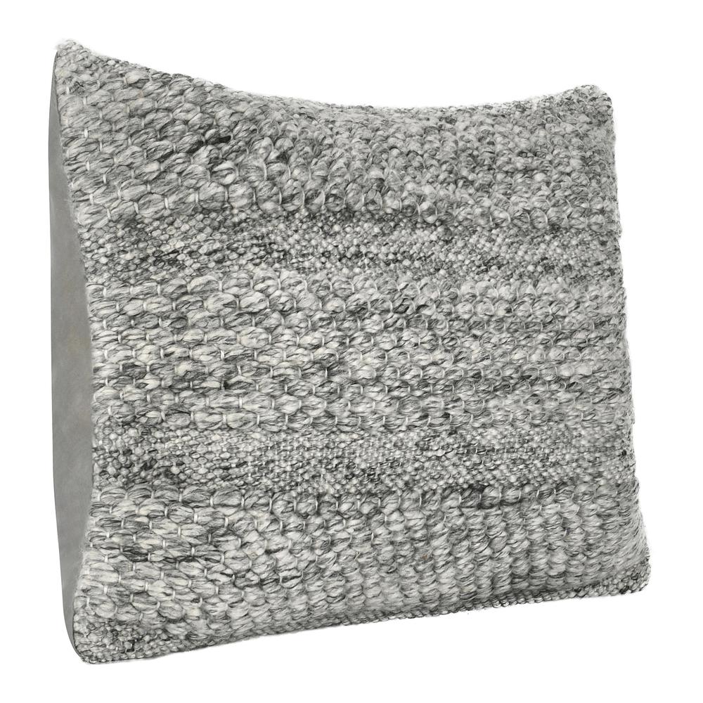 Ford 14"x20" Recycled Fabric Throw Pillow, Gray. Picture 3