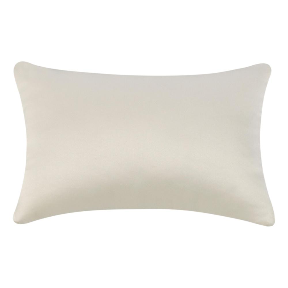 Ford 14"x20" Recycled Fabric Throw Pillow, Ivory. Picture 2