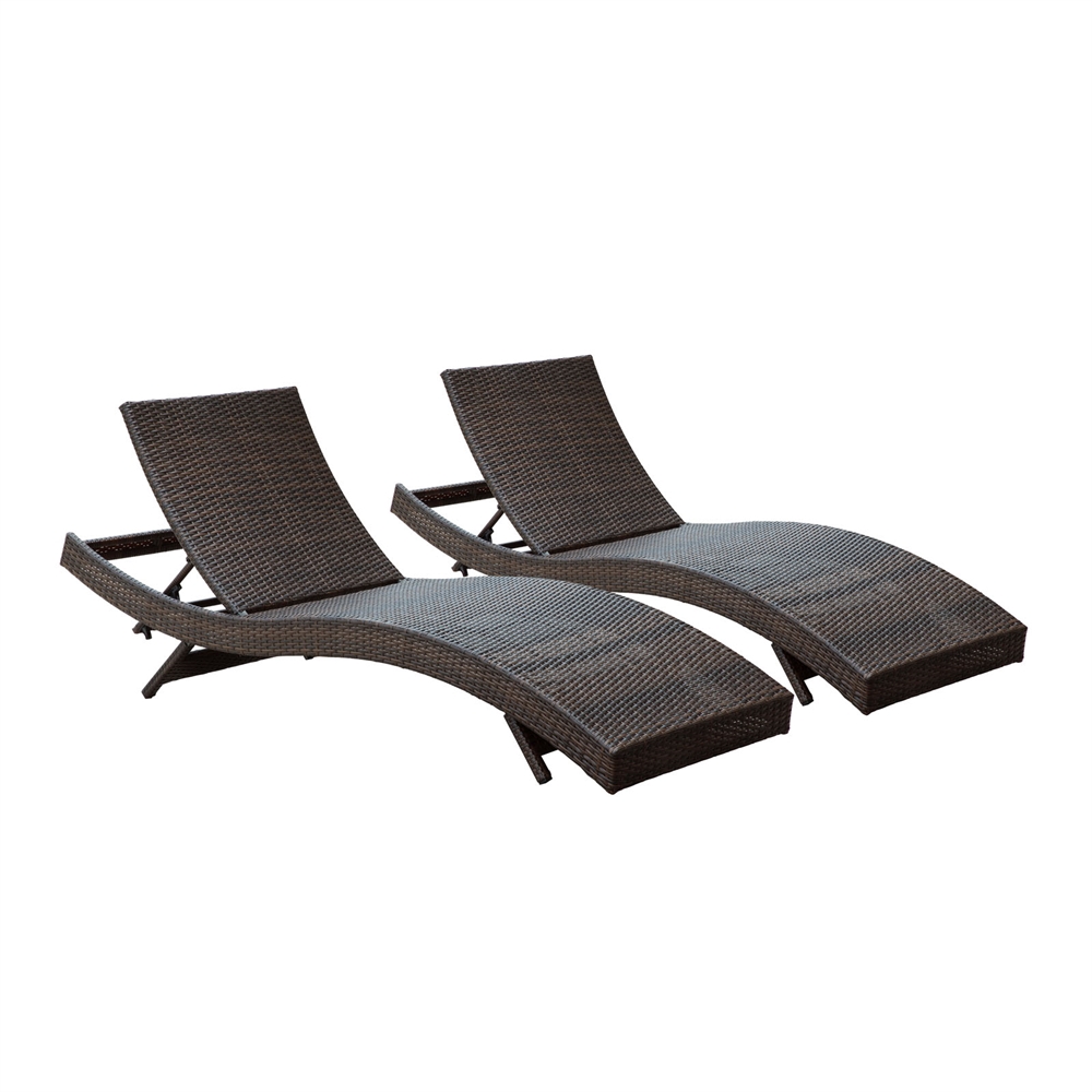 Peer Chaise Outdoor Patio Set of 2. Picture 2