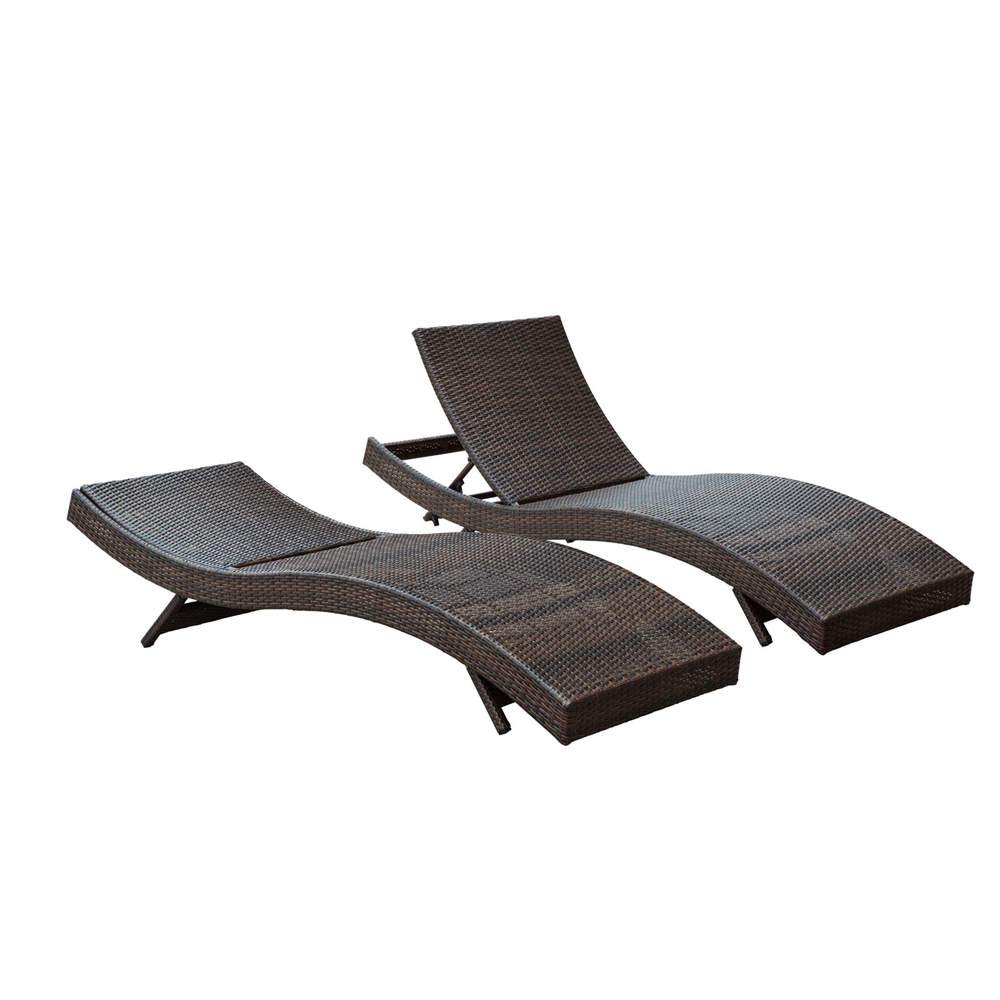 Peer Chaise Outdoor Patio Set of 2. Picture 3