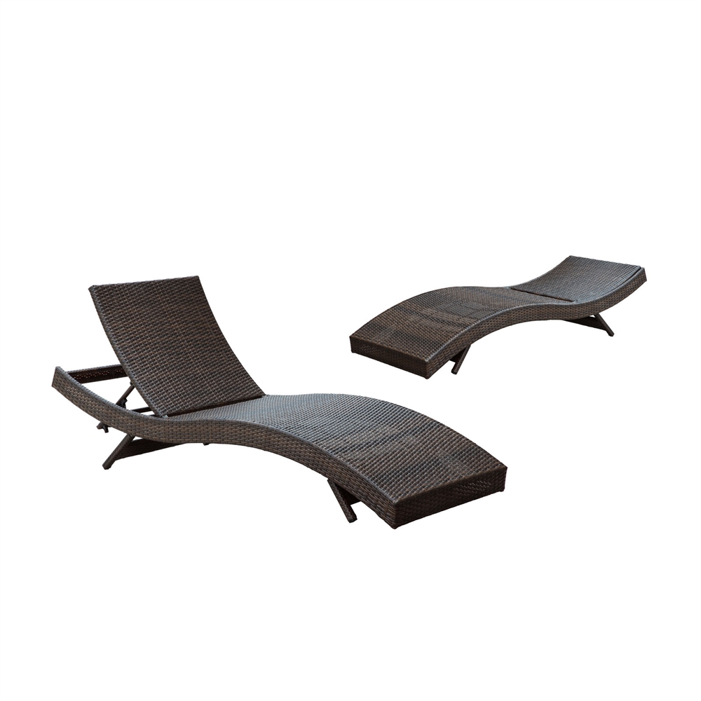 Peer Chaise Outdoor Patio Set of 2. Picture 4