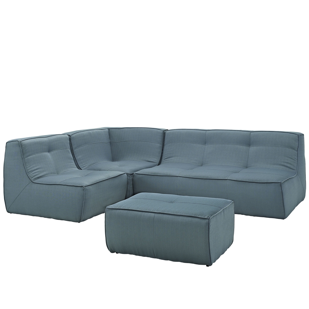 Align 4 Piece Upholstered Sectional Sofa. The main picture.