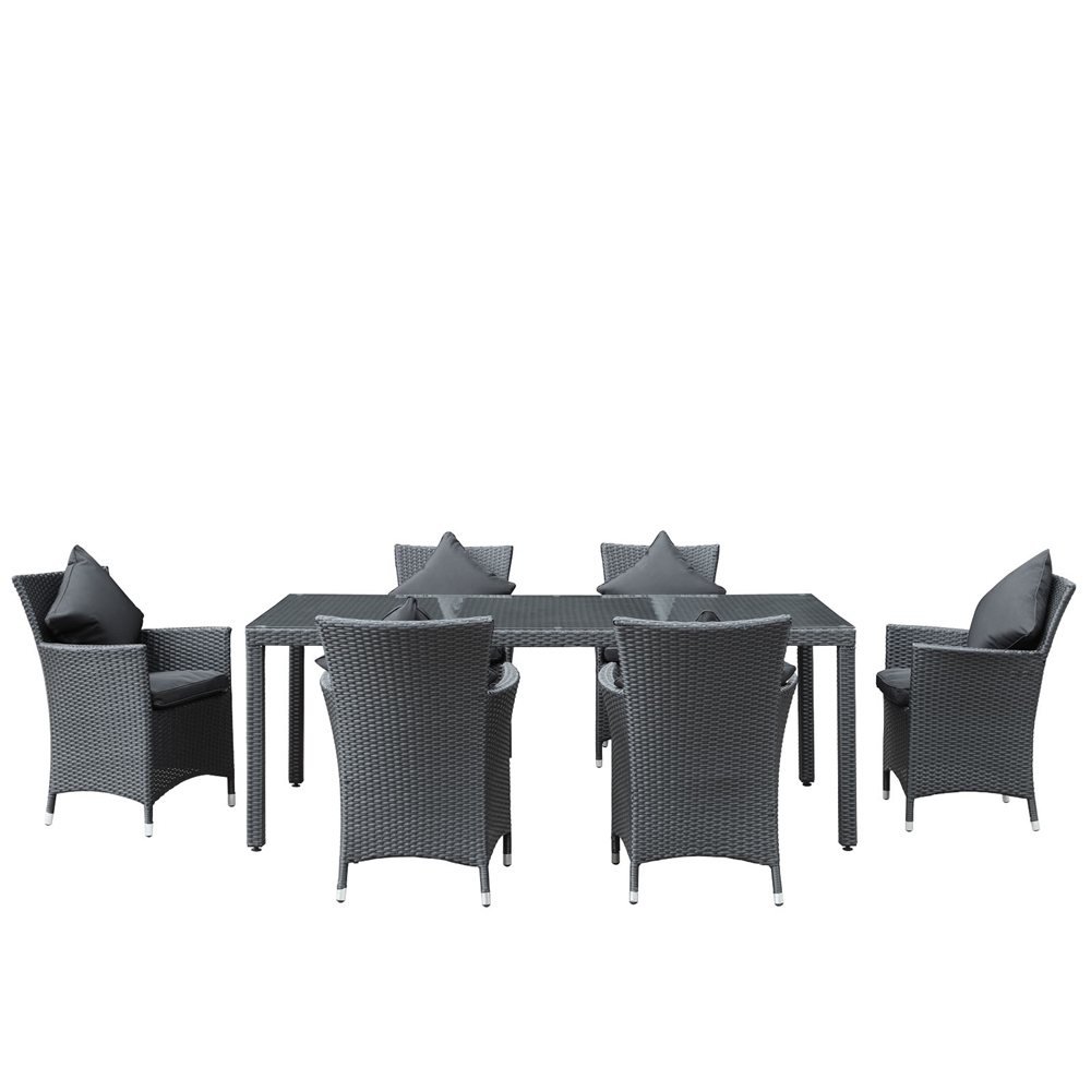 Panorama 7 Piece Outdoor Patio Dining Set. Picture 2