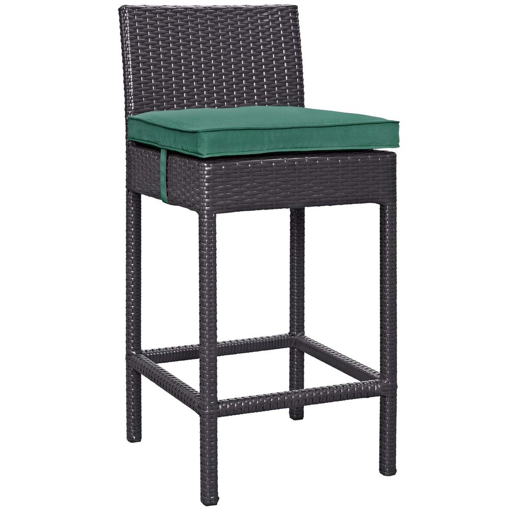Convene Outdoor Patio Upholstered Fabric Bar Stool. Picture 1