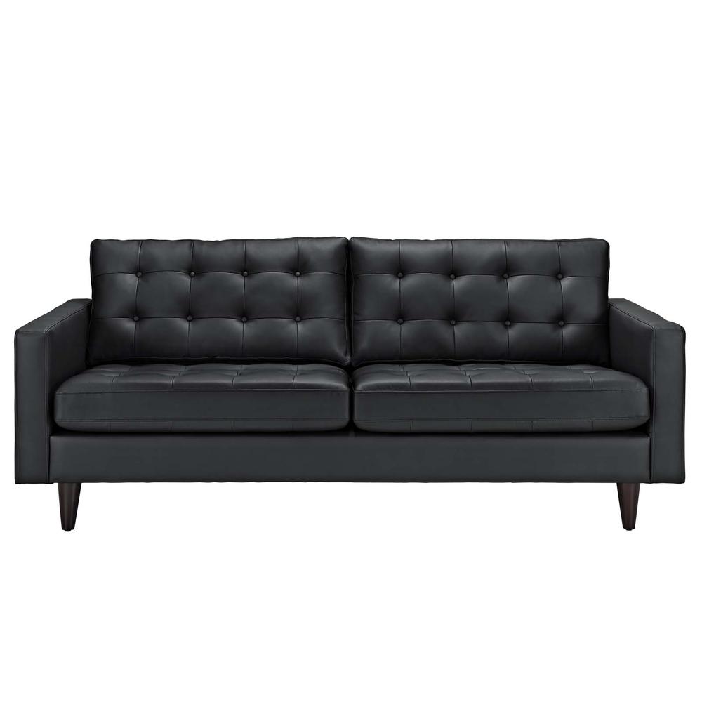 Empress Bonded Leather Sofa. Picture 1