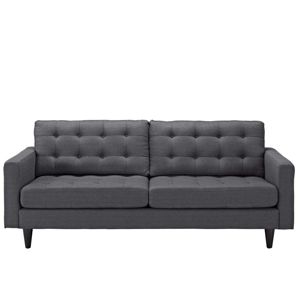Empress Upholstered Fabric Sofa. Picture 1