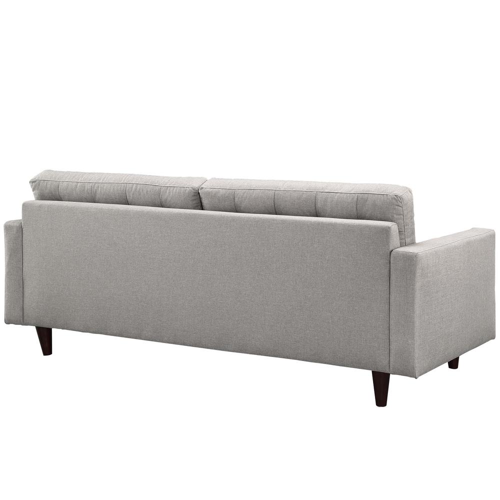 Empress Upholstered Fabric Sofa. Picture 4