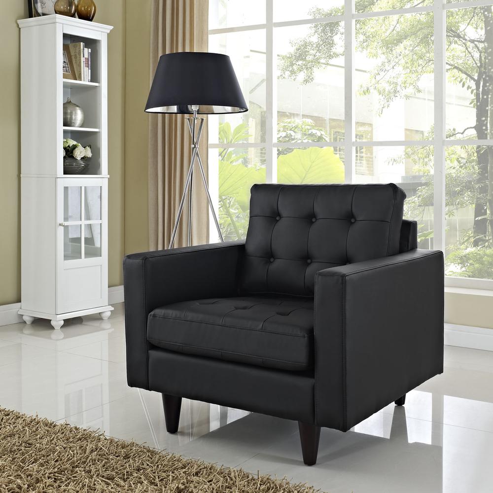 Empress Bonded Leather Armchair. Picture 6