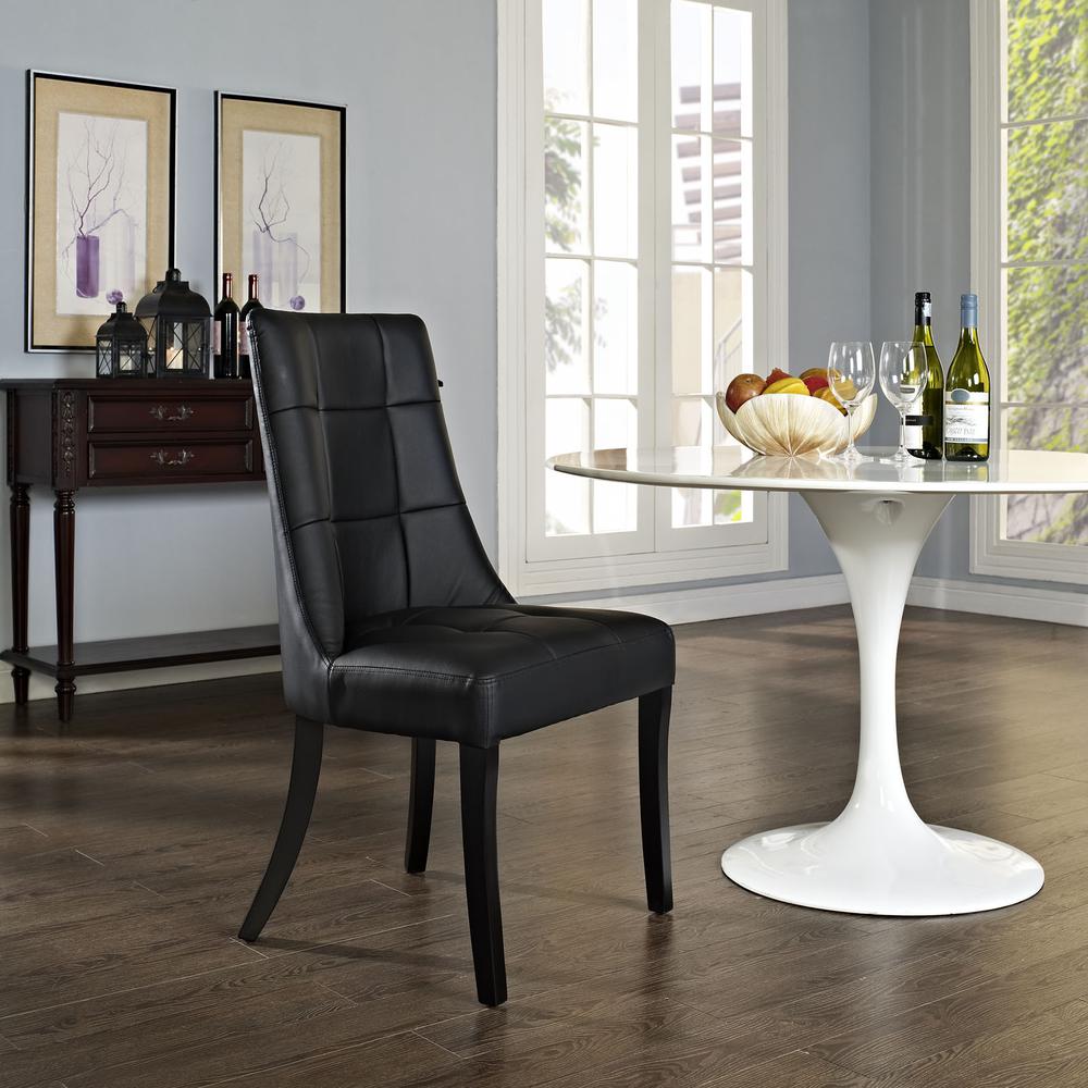 Noblesse Dining Vinyl Side Chair. Picture 5