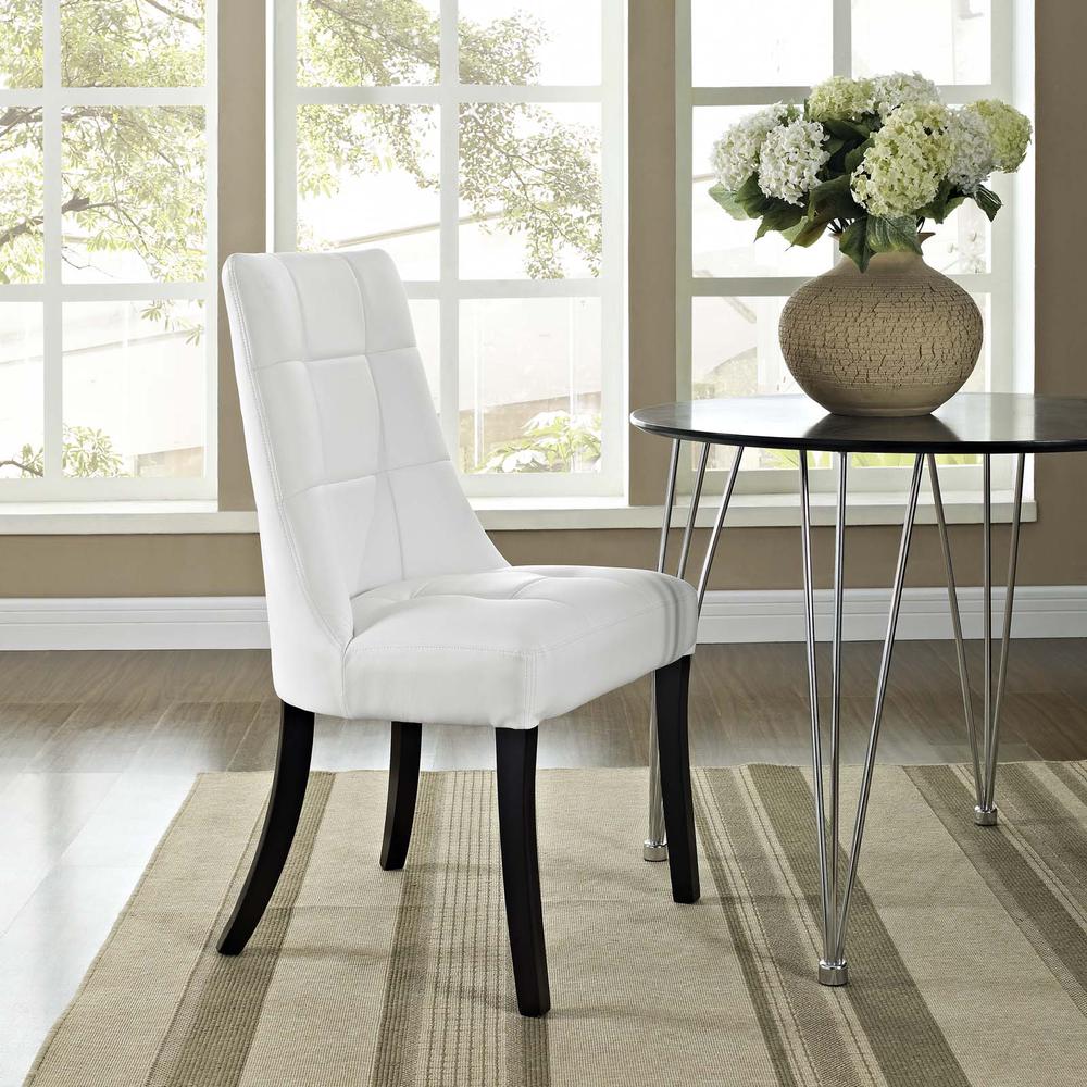 Noblesse Dining Vinyl Side Chair. Picture 5