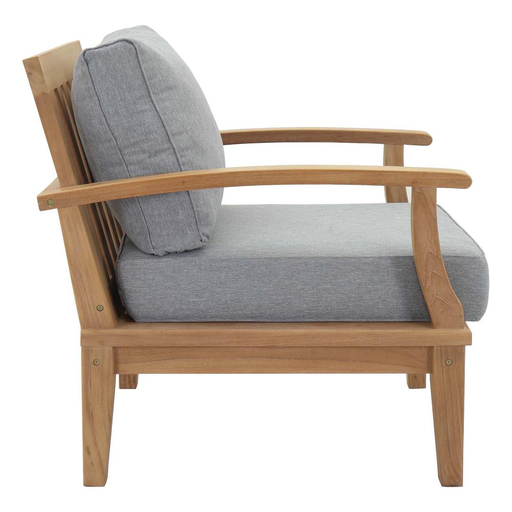 Marina Outdoor Patio Premium Grade A Teak Wood Armchair. Picture 2