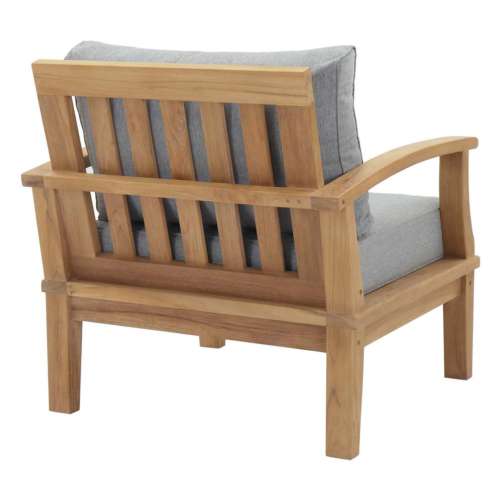 Marina Outdoor Patio Premium Grade A Teak Wood Armchair. Picture 3