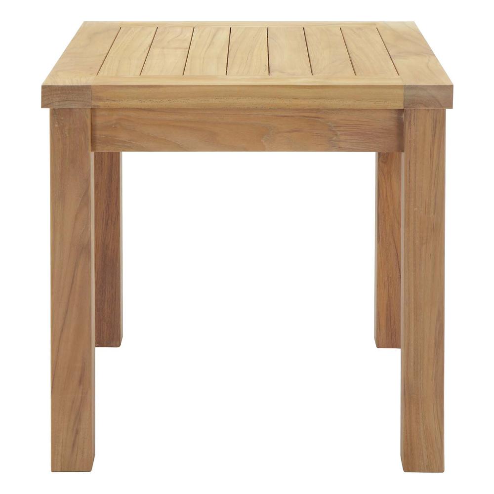 Marina Outdoor Patio Teak Side Table. Picture 3