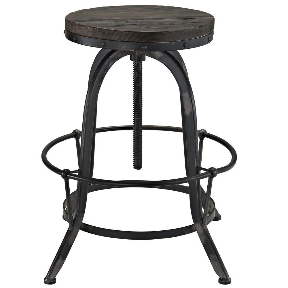 Collect Wood Top Bar Stool. Picture 3
