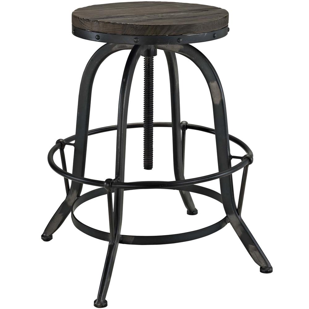 Collect Wood Top Bar Stool. Picture 4
