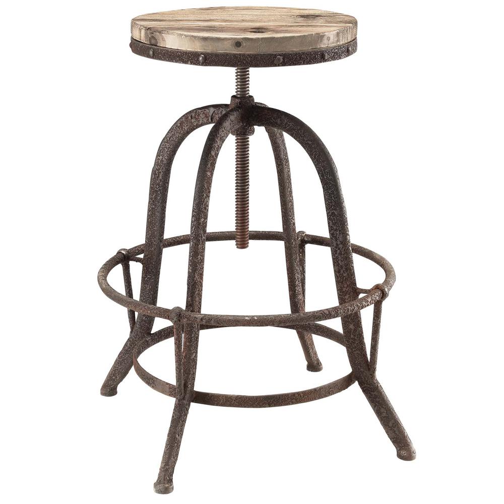 Collect Wood Top Bar Stool. The main picture.