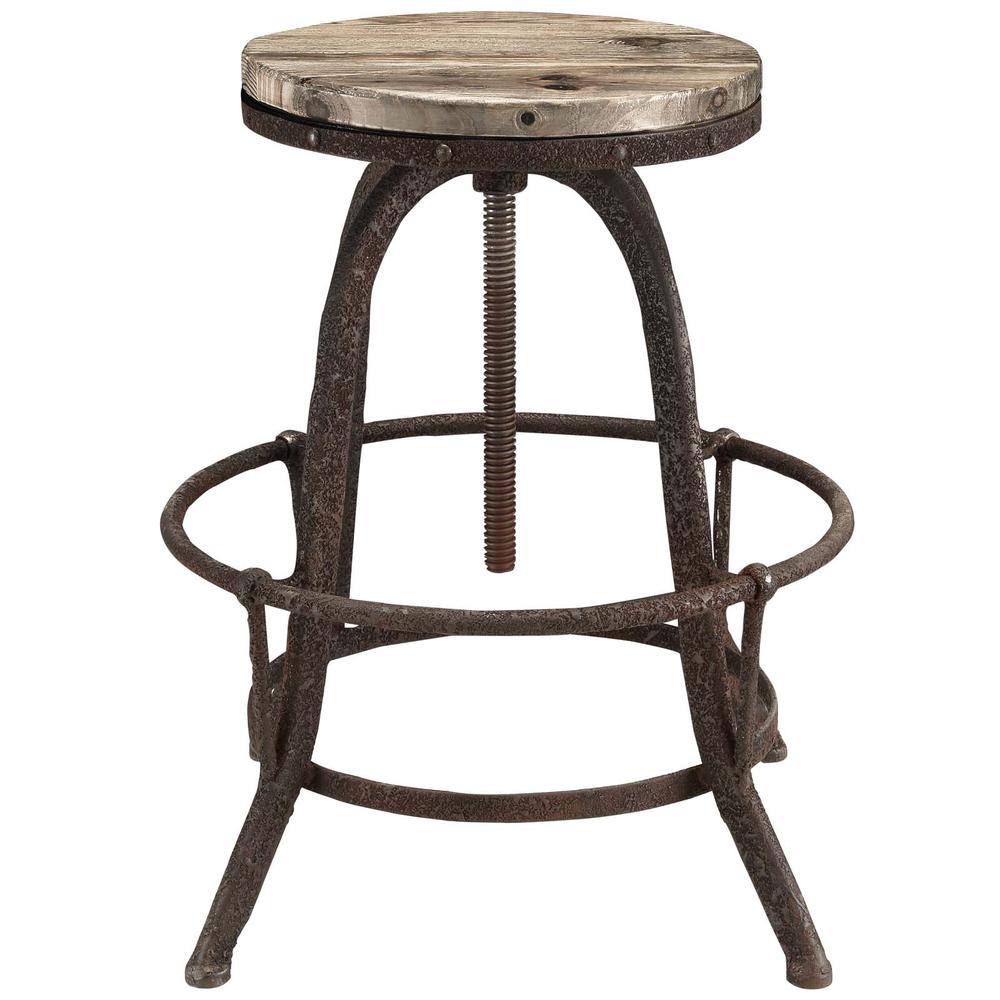 Collect Wood Top Bar Stool. Picture 4