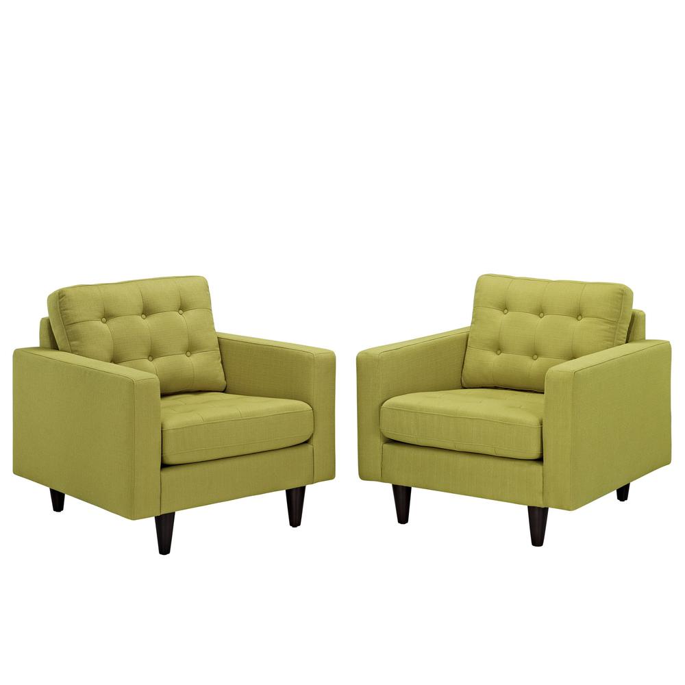 Empress Armchair Upholstered Set of 2. Picture 1
