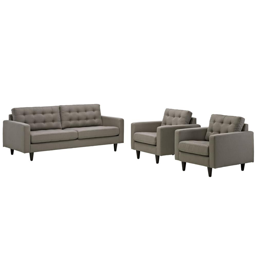 Empress Sofa and Armchairs Set of 3. The main picture.