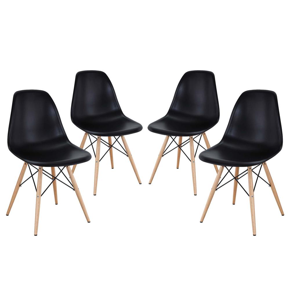 Pyramid Dining Side Chairs Set of 4. Picture 2
