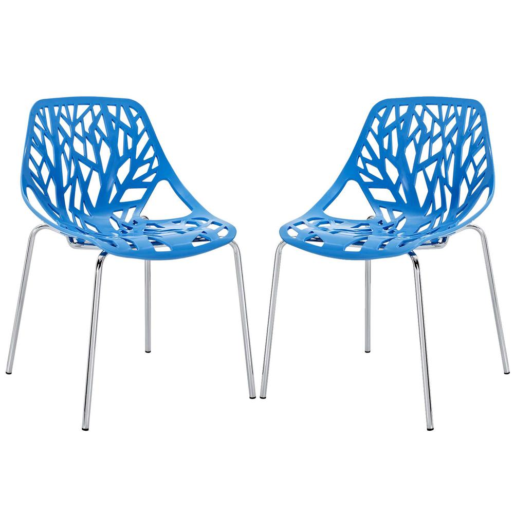 Stencil Dining Side Chair Set of 2. Picture 2