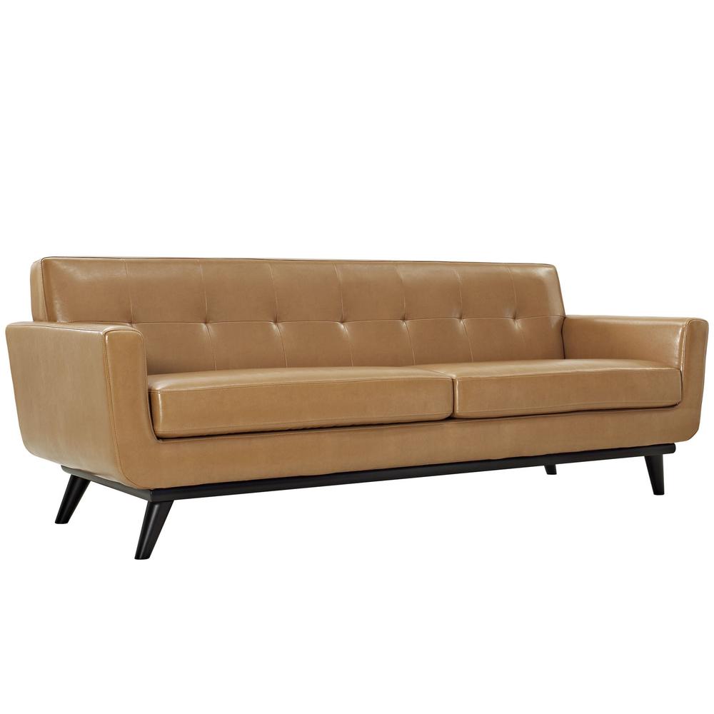 Engage Bonded Leather Sofa. Picture 1