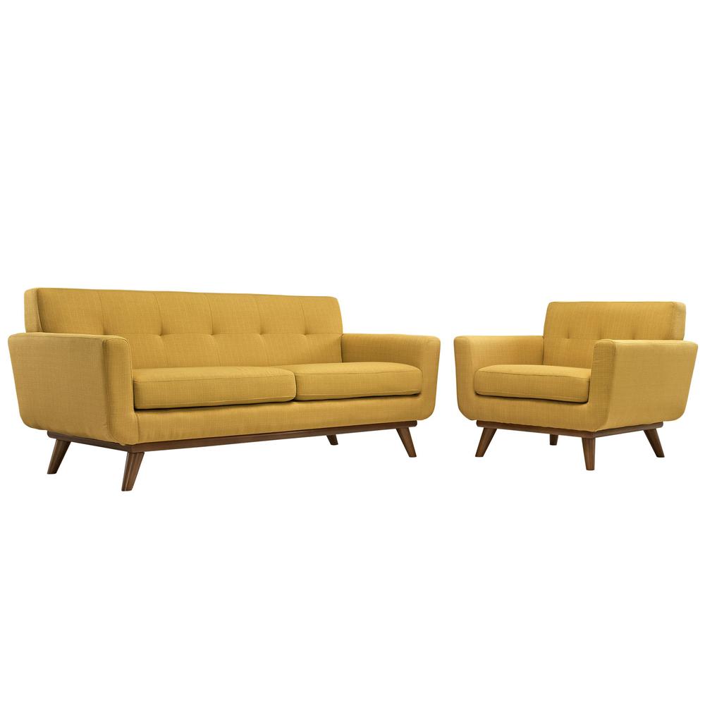 Engage Armchair and Loveseat Set of 2. Picture 1