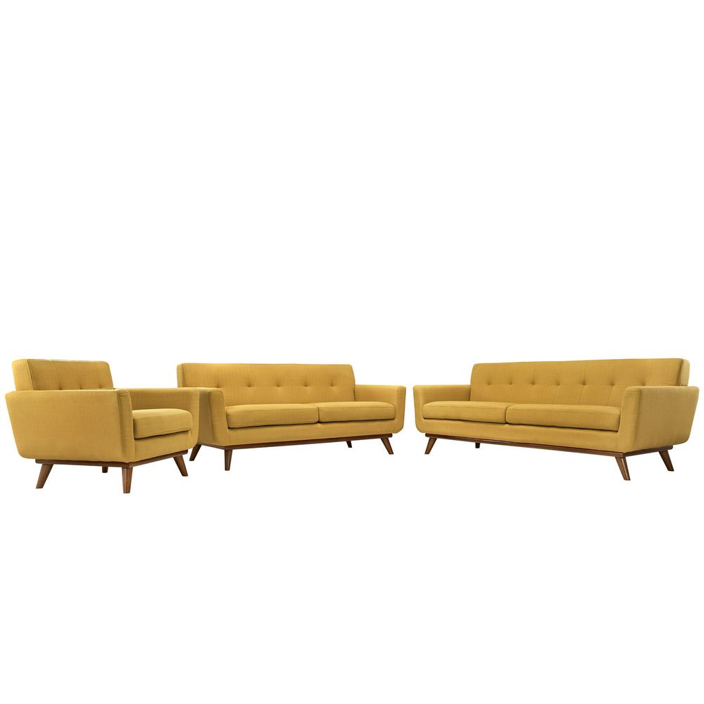 Engage Sofa Loveseat and Armchair Set of 3. Picture 2