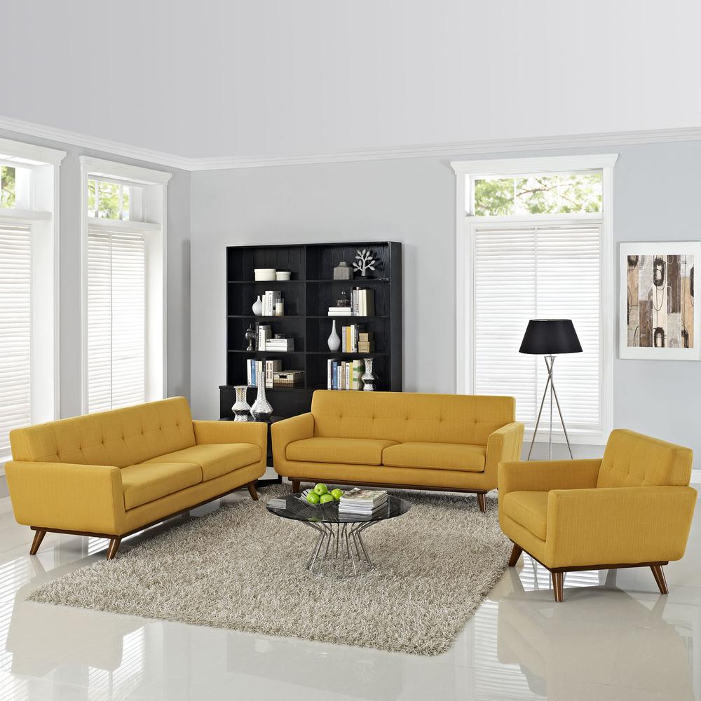 Engage Sofa Loveseat and Armchair Set of 3. Picture 8