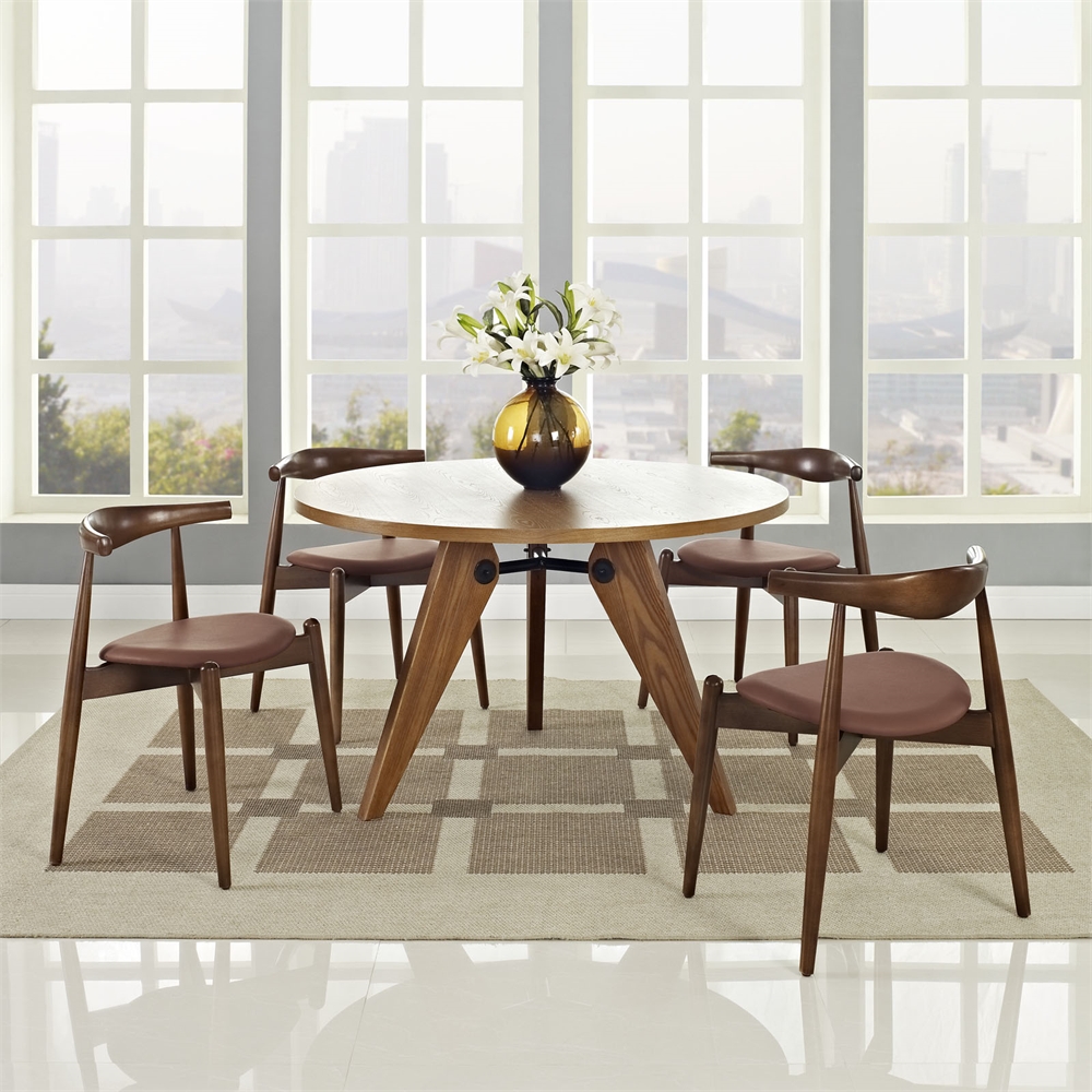 Stalwart Dining Chairs and Table Set of 5. Picture 7