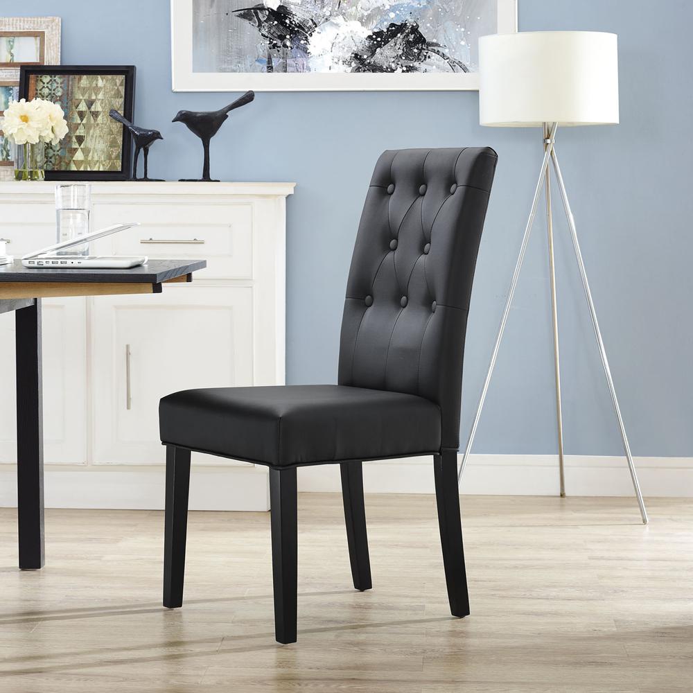 Confer Dining Vinyl Side Chair. Picture 5