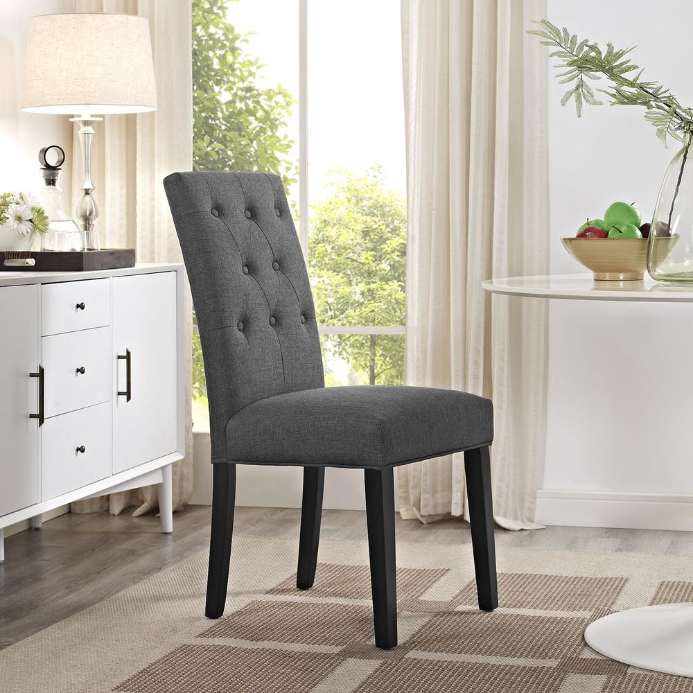 Confer Dining Fabric Side Chair. Picture 5