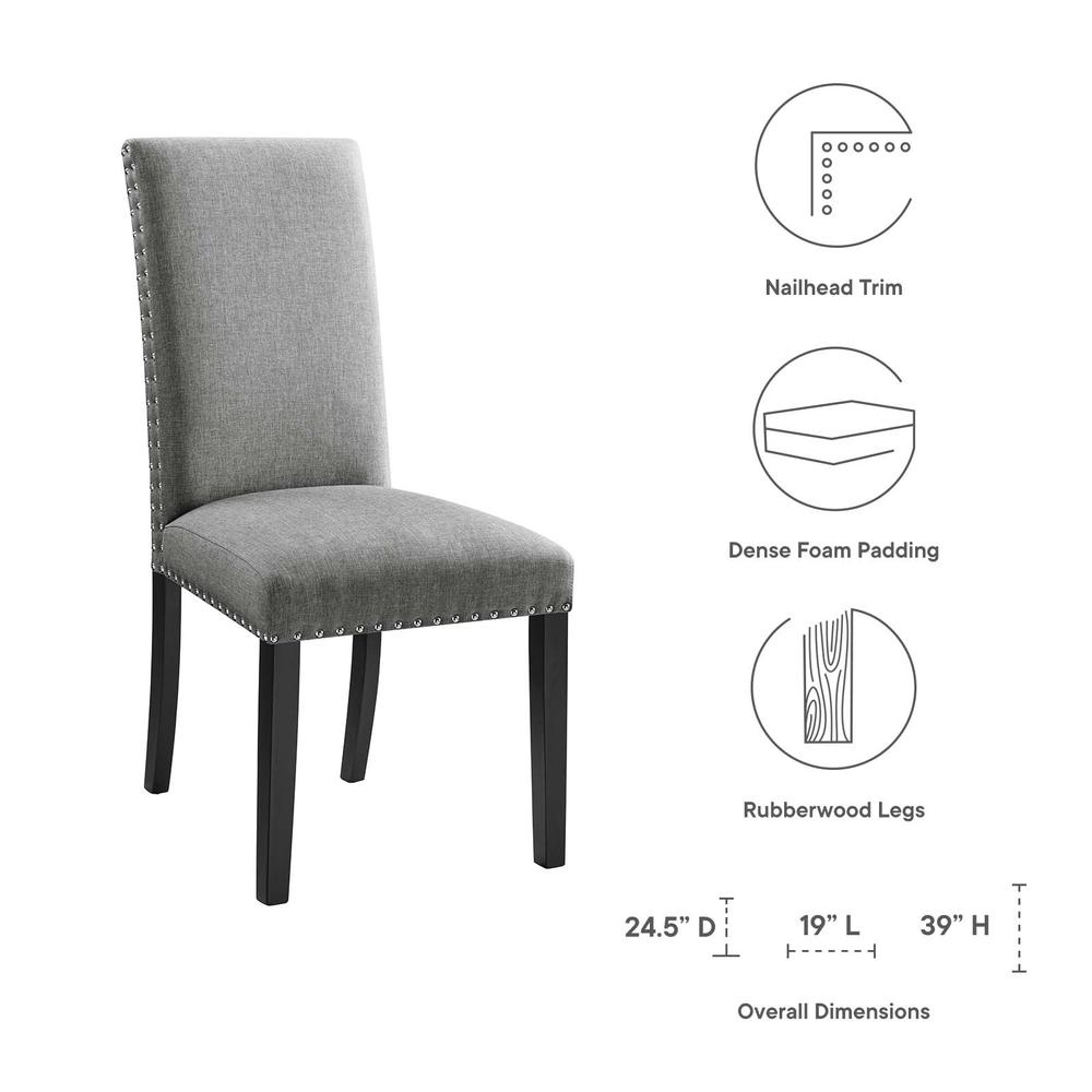 Parcel Dining Upholstered Fabric Side Chair. Picture 6