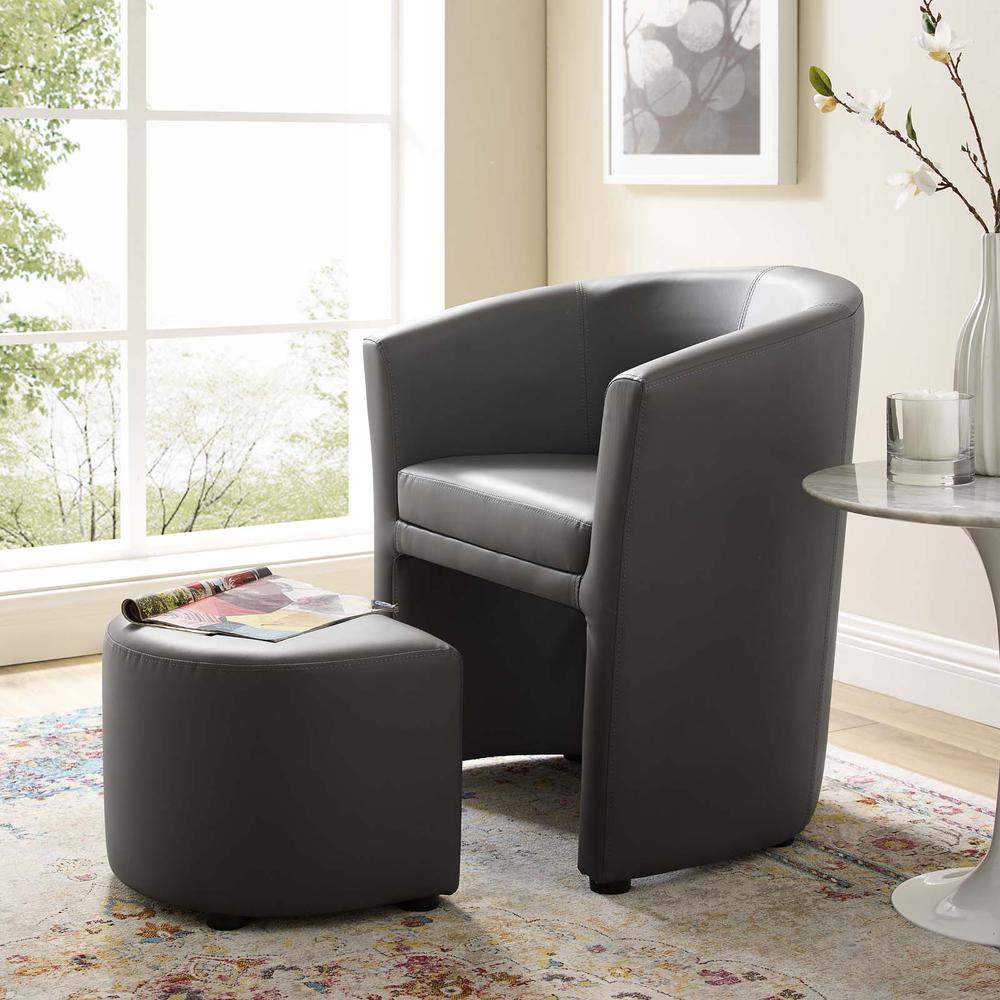 Divulge Armchair and Ottoman. Picture 7