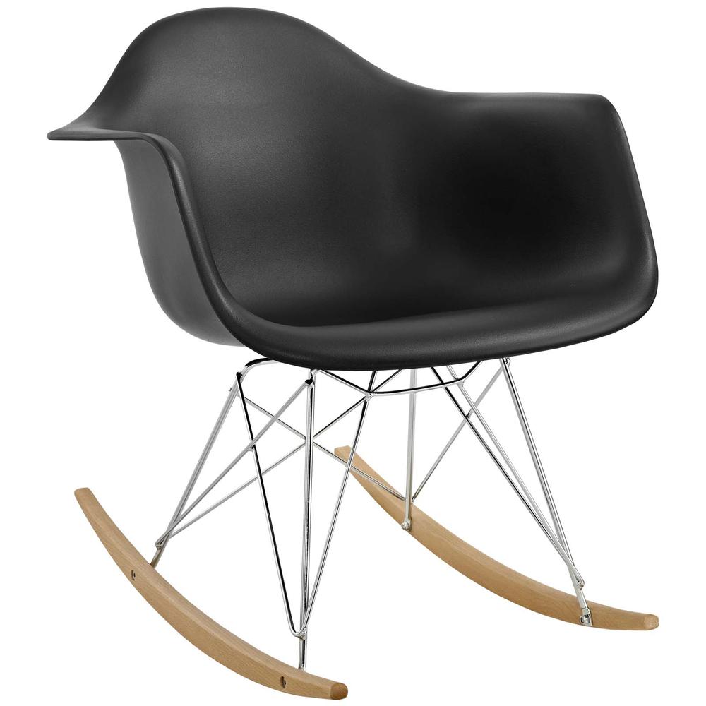 Rocker PP Plastic Lounge Chair. Picture 1