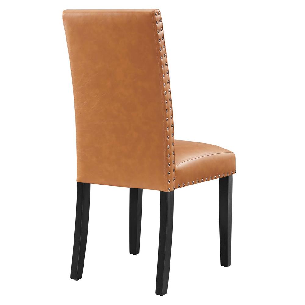 Parcel Dining Faux Leather Side Chair. Picture 4