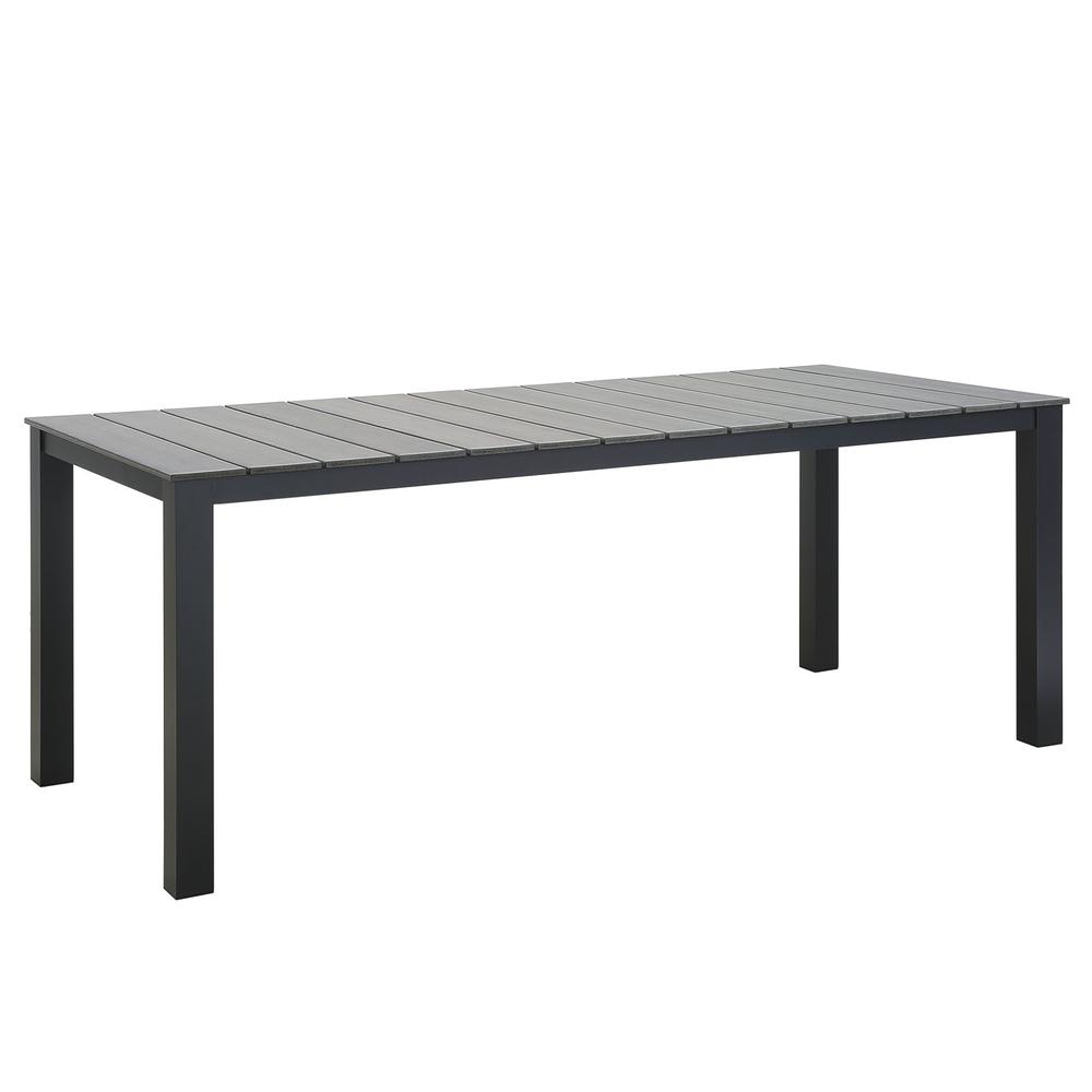Maine 80" Outdoor Patio Dining Table. Picture 1