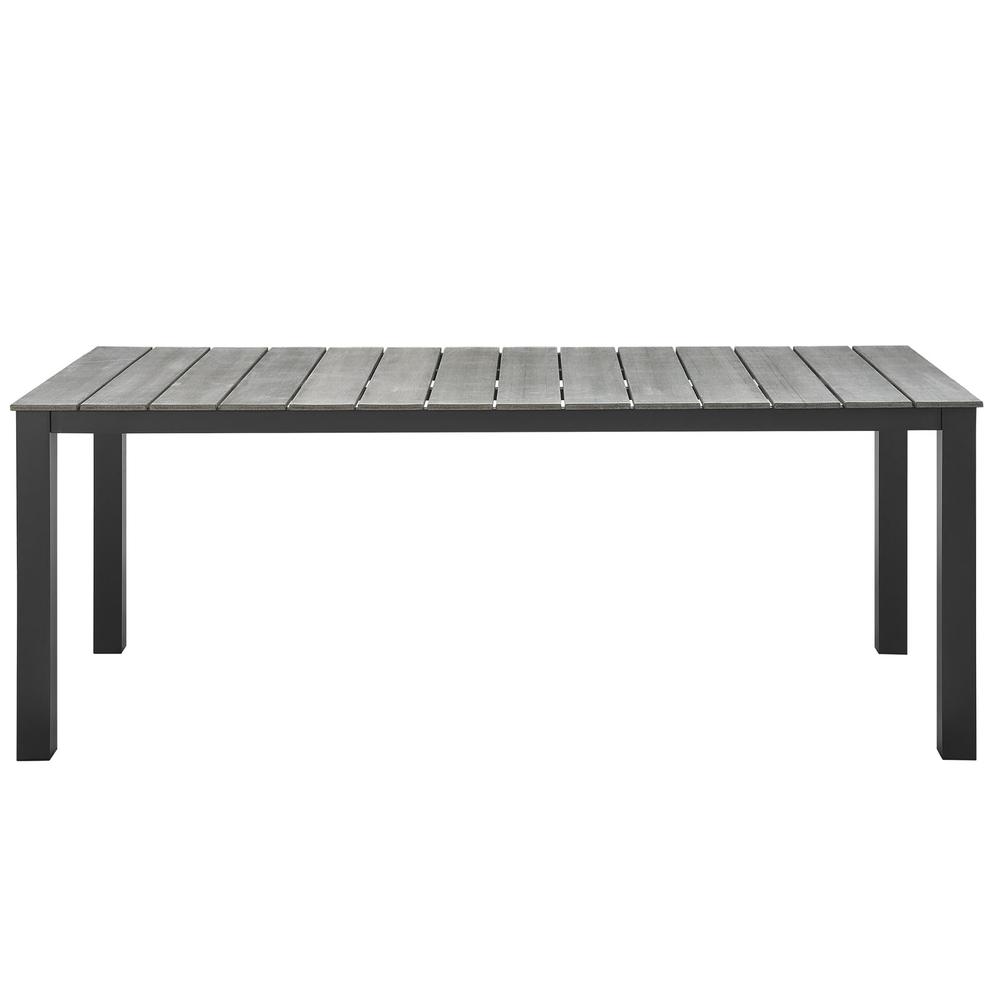 Maine 80" Outdoor Patio Dining Table. Picture 2