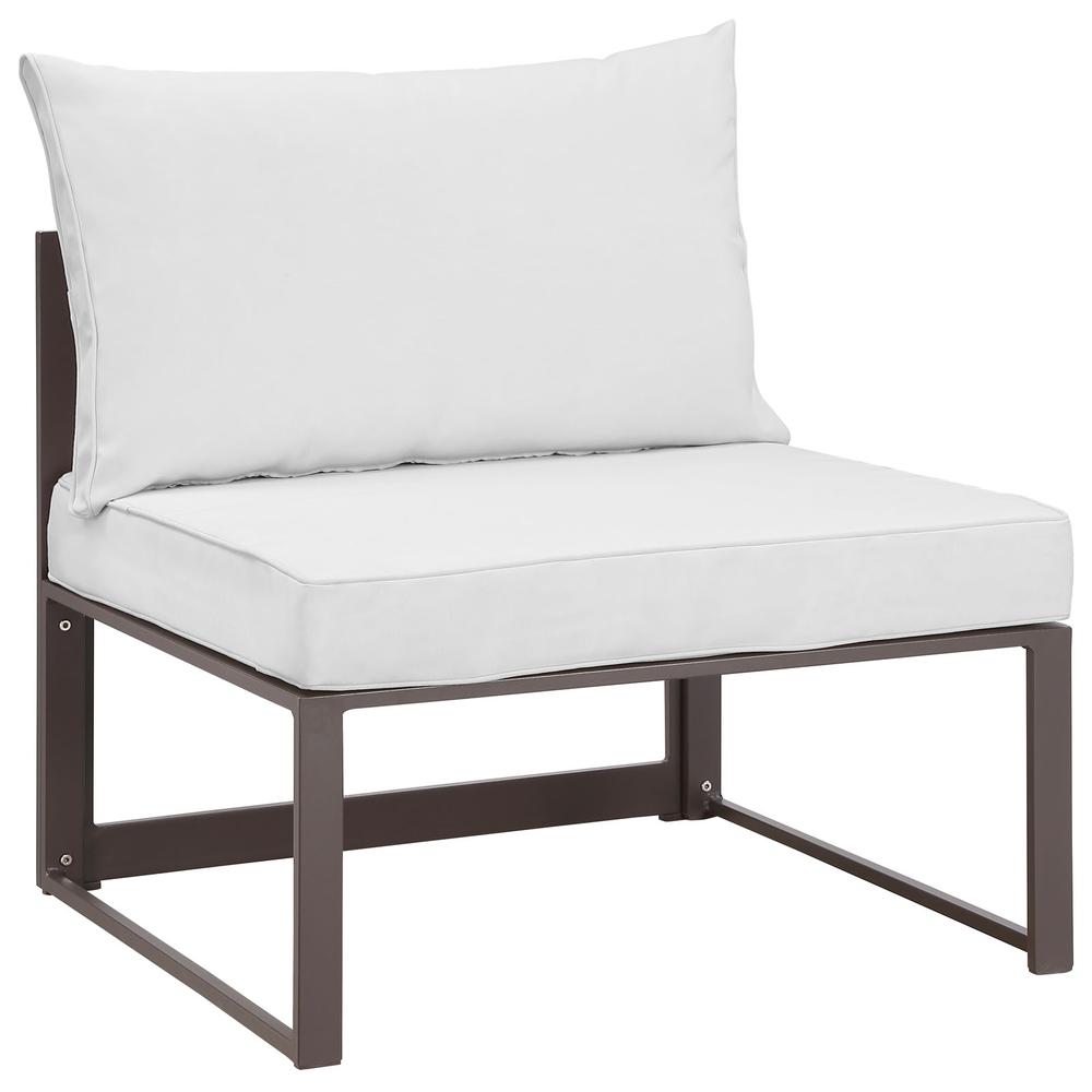 Fortuna Armless Outdoor Patio Chair. Picture 1