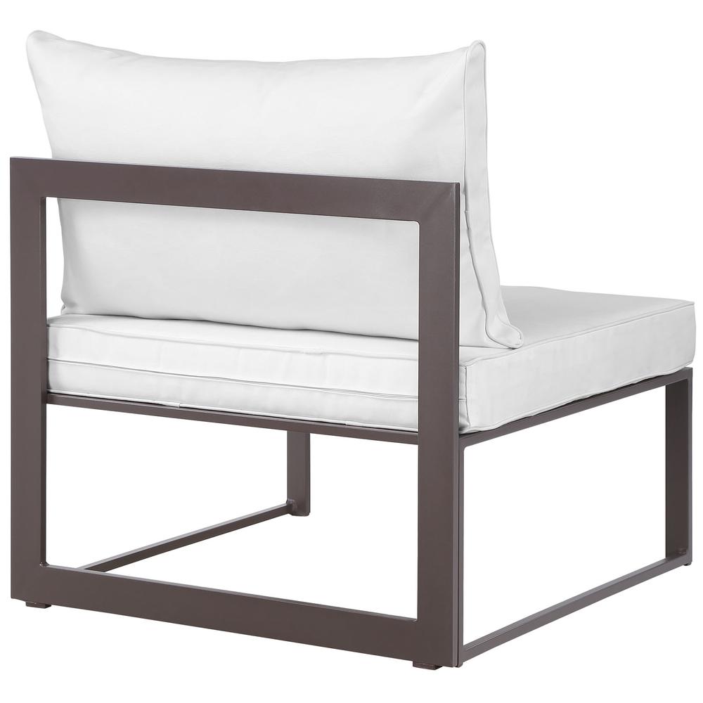 Fortuna Armless Outdoor Patio Chair. Picture 3
