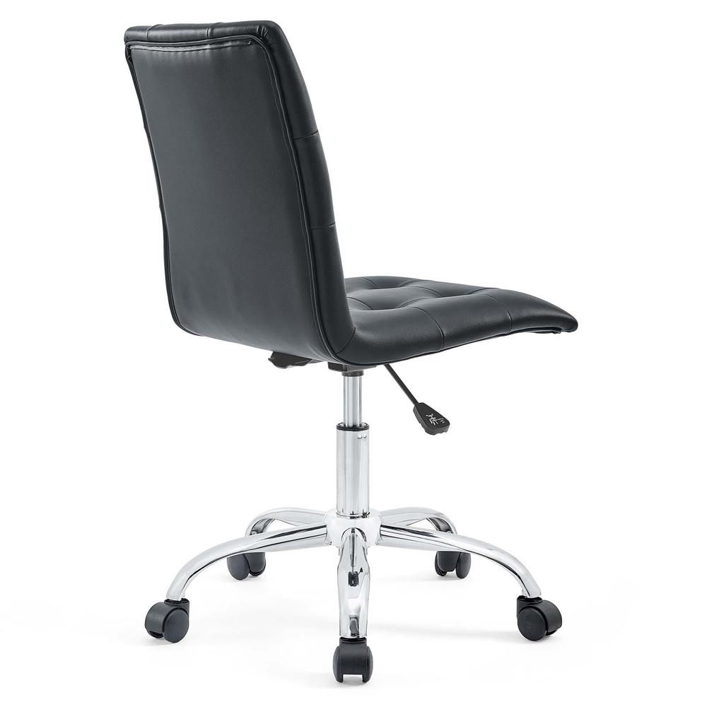 Prim Armless Mid Back Office Chair. Picture 3
