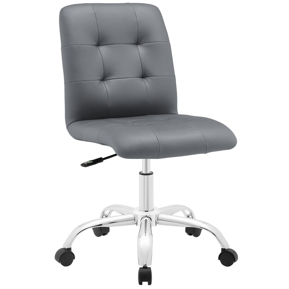 Prim Armless Mid Back Office Chair. Picture 1