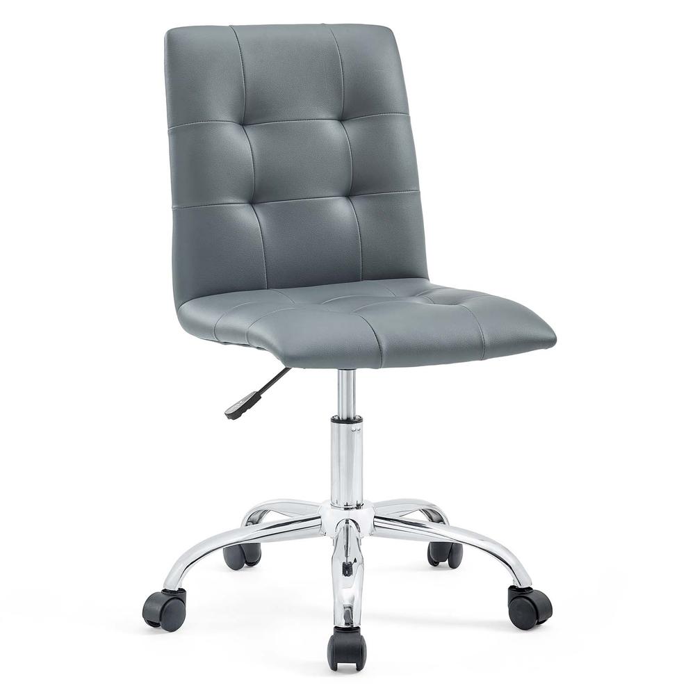 Prim Armless Mid Back Office Chair. Picture 2